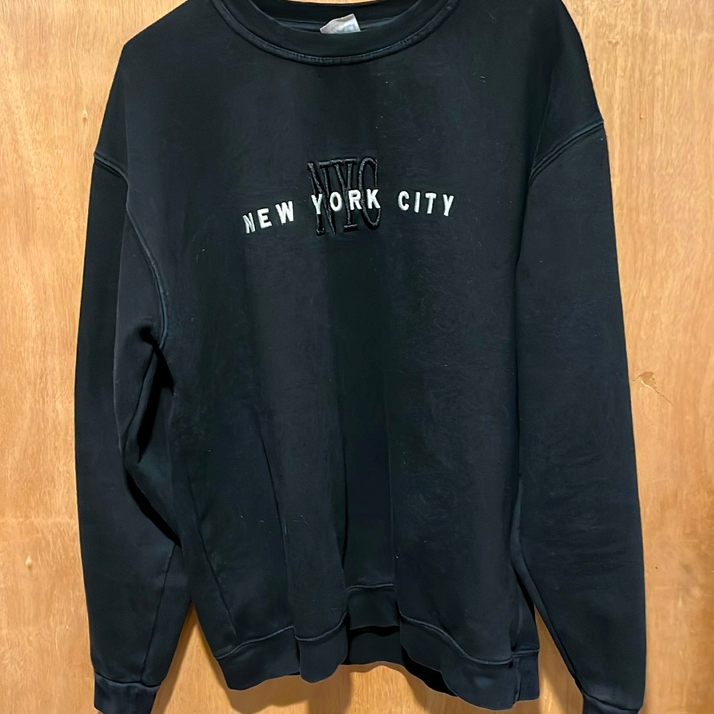 Authentic New York City Crewneck Youth Large